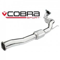 SE09 Cobra Sport Seat Leon Cupra R (1M-Mk1) 2002-05 Front Pipe & High Flow Sports Catalyst (2.5" Bore), Cobra Sport, SE09